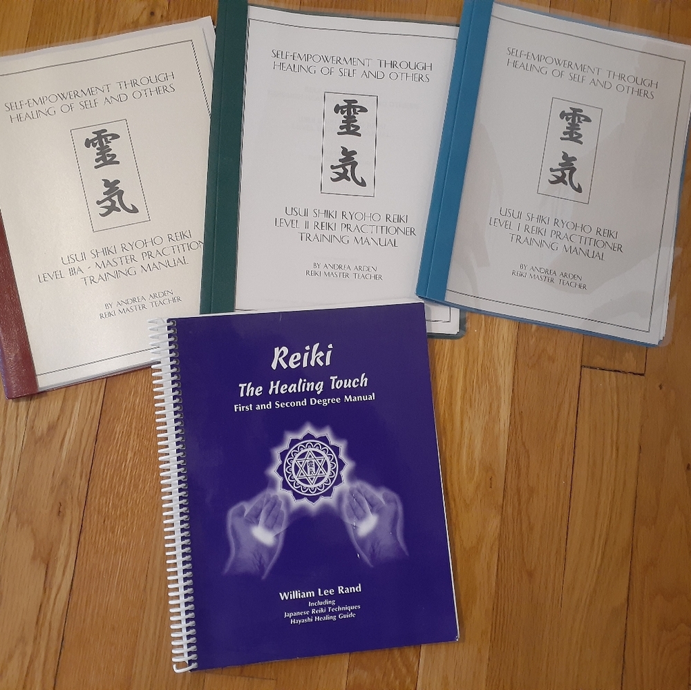 Usui Reiki Holy Fire student manuals Levels 1 - Master